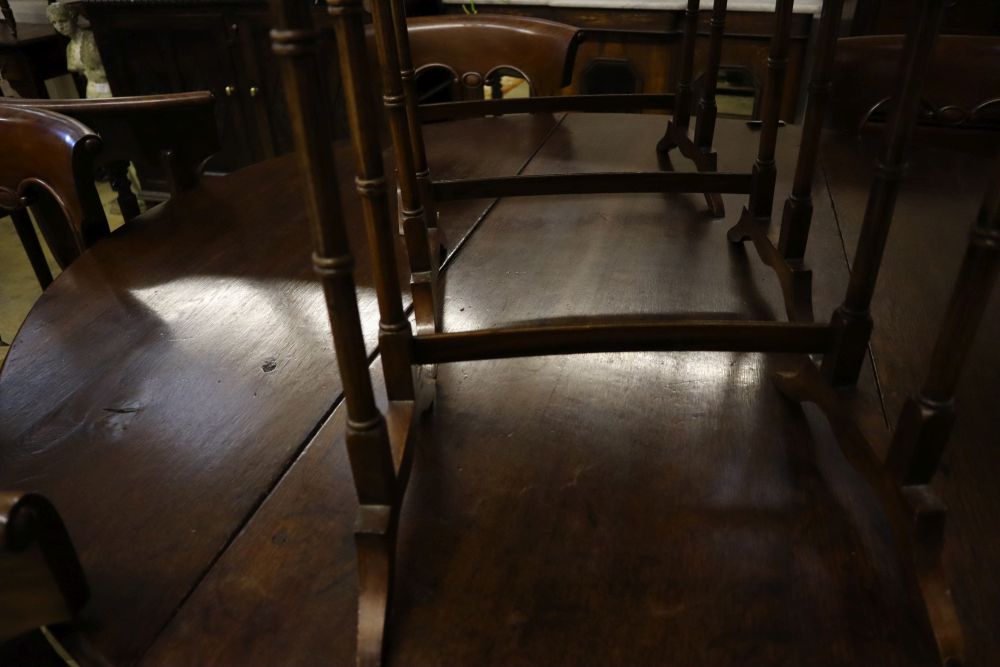 Three rectangular walnut occasional tables (formerly a nest of tables), largest width 50cm, depth 34cm, height 56cm